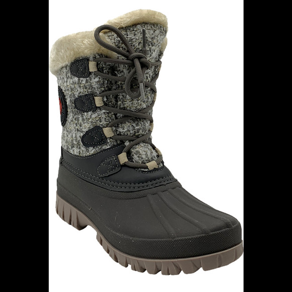 Cougar Waterproof Lace-Up Boots Cabin Charcoal/Gold - Medium - Picture 2 of 4